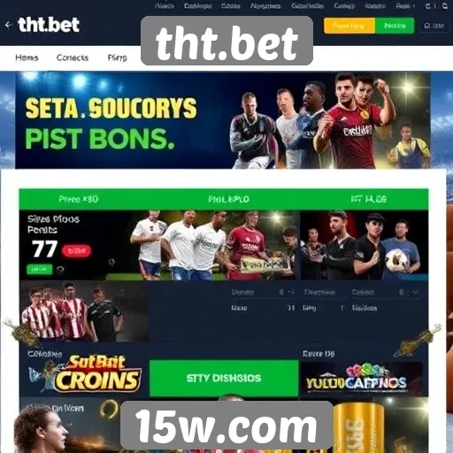 Promoções e bônus atraentes no site tht.bet
